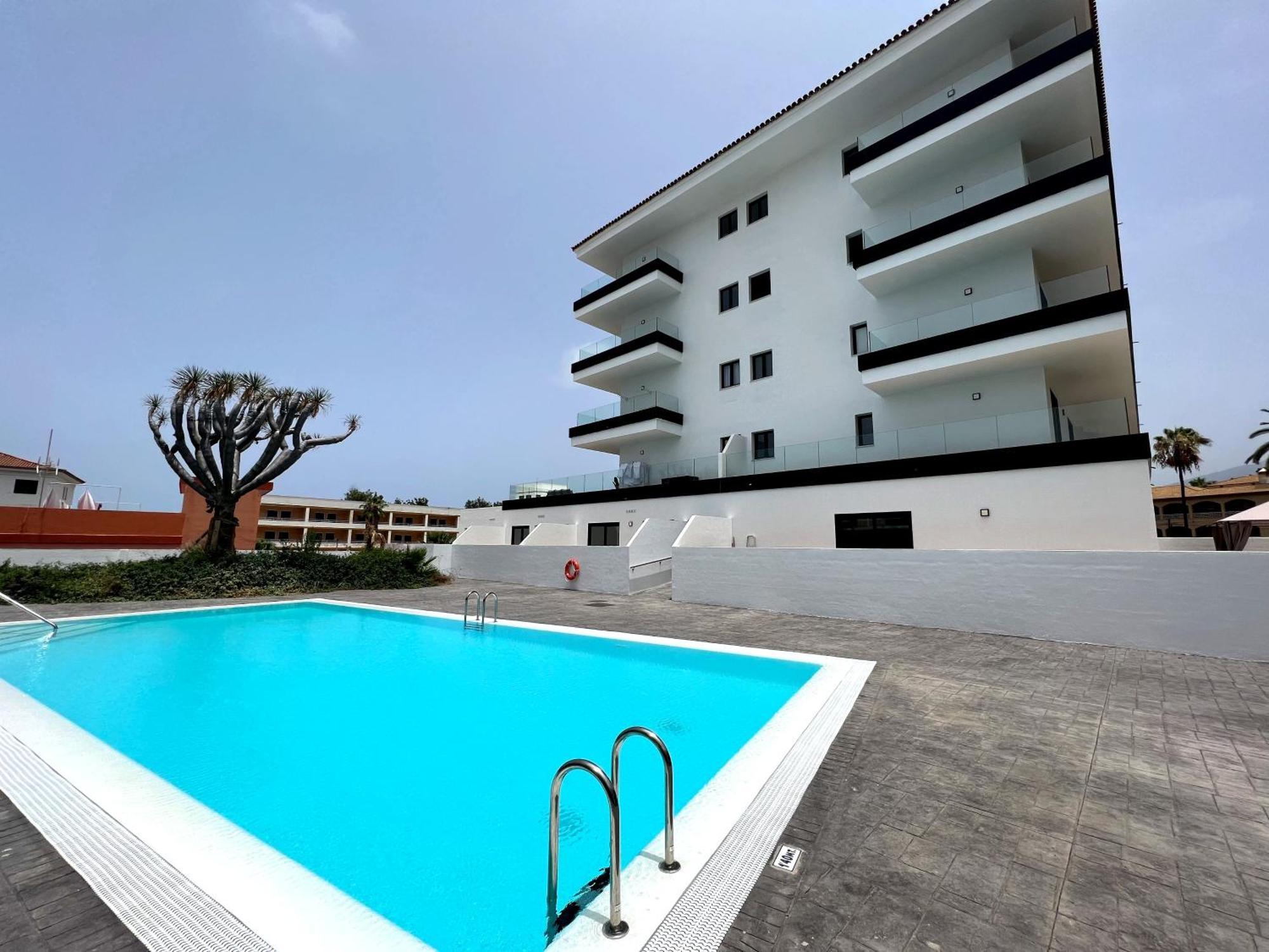 Lujoso Apartamento Completo, Piscina, Terraza Con Vistas Al Teide Puerto de la Cruz  Buitenkant foto