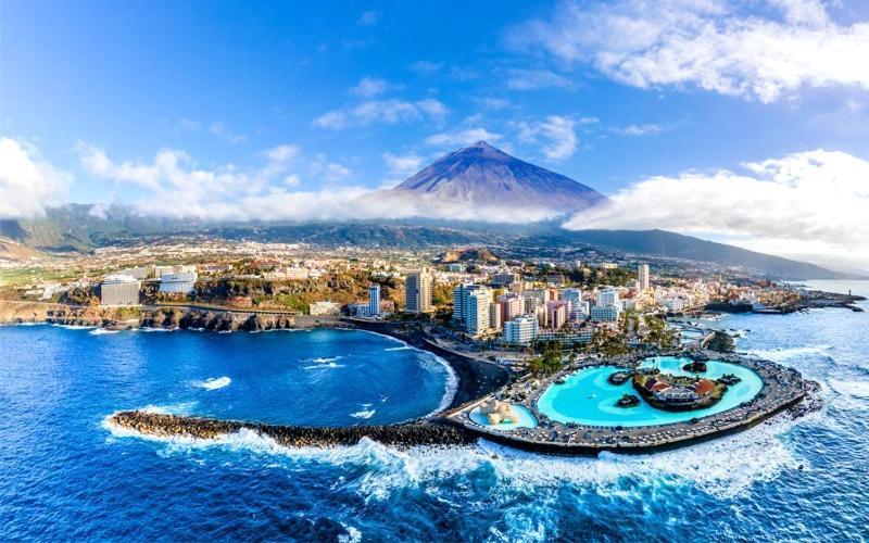 Lujoso Apartamento Completo, Piscina, Terraza Con Vistas Al Teide Puerto de la Cruz  Buitenkant foto
