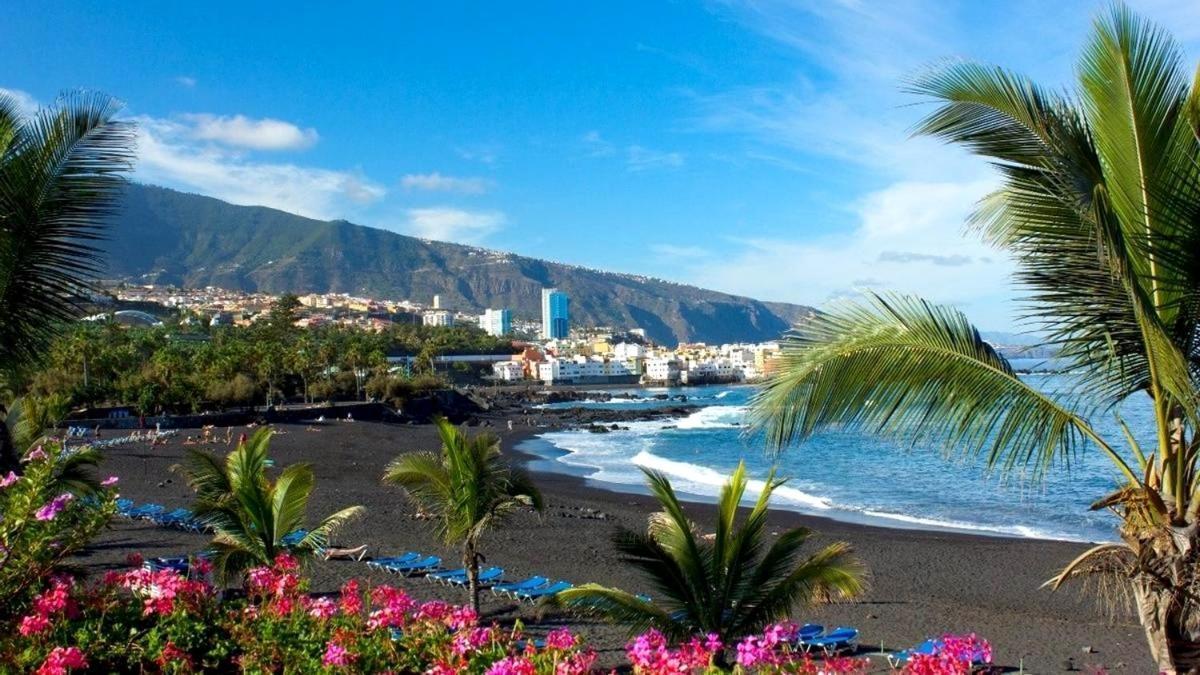 Lujoso Apartamento Completo, Piscina, Terraza Con Vistas Al Teide Puerto de la Cruz  Buitenkant foto