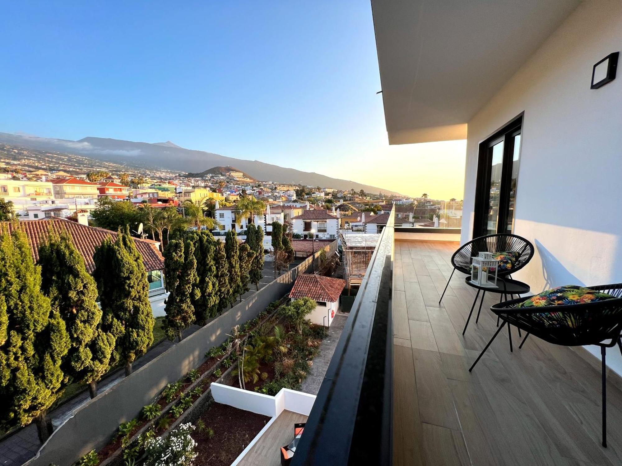 Lujoso Apartamento Completo, Piscina, Terraza Con Vistas Al Teide Puerto de la Cruz  Buitenkant foto