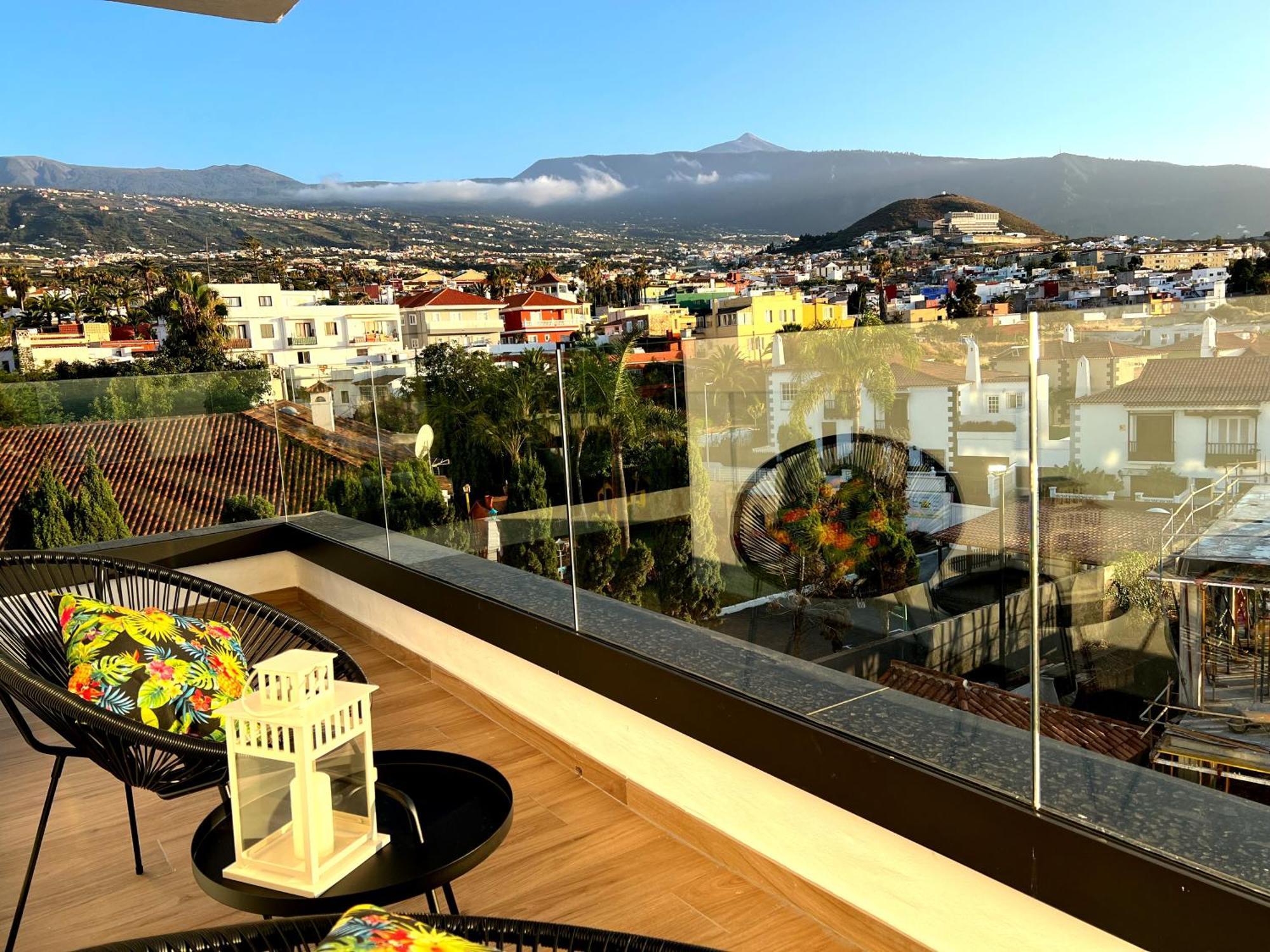 Lujoso Apartamento Completo, Piscina, Terraza Con Vistas Al Teide Puerto de la Cruz  Buitenkant foto