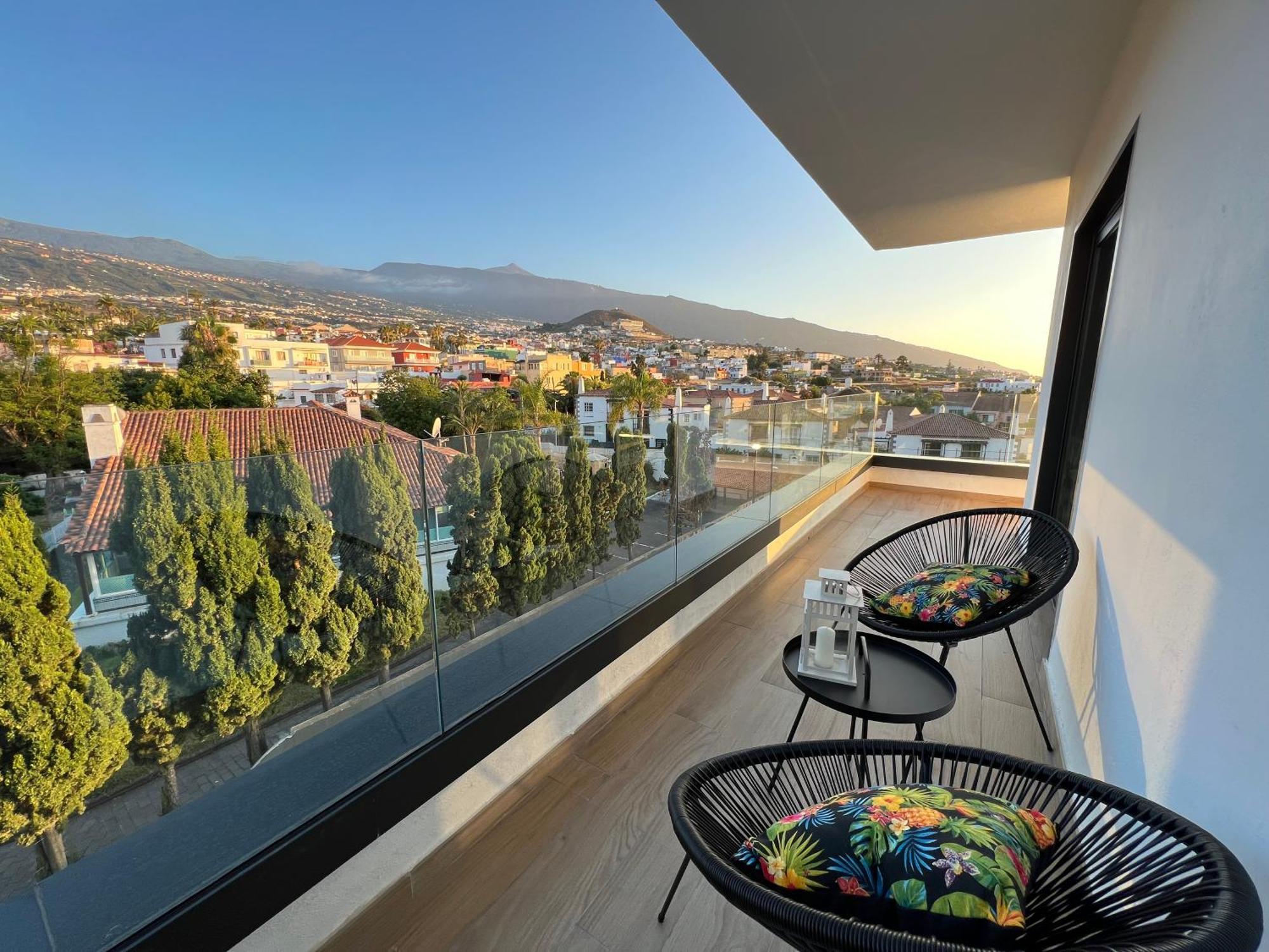 Lujoso Apartamento Completo, Piscina, Terraza Con Vistas Al Teide Puerto de la Cruz  Buitenkant foto